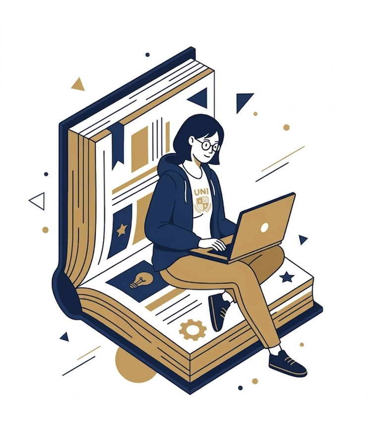 Students Portal Illustration
